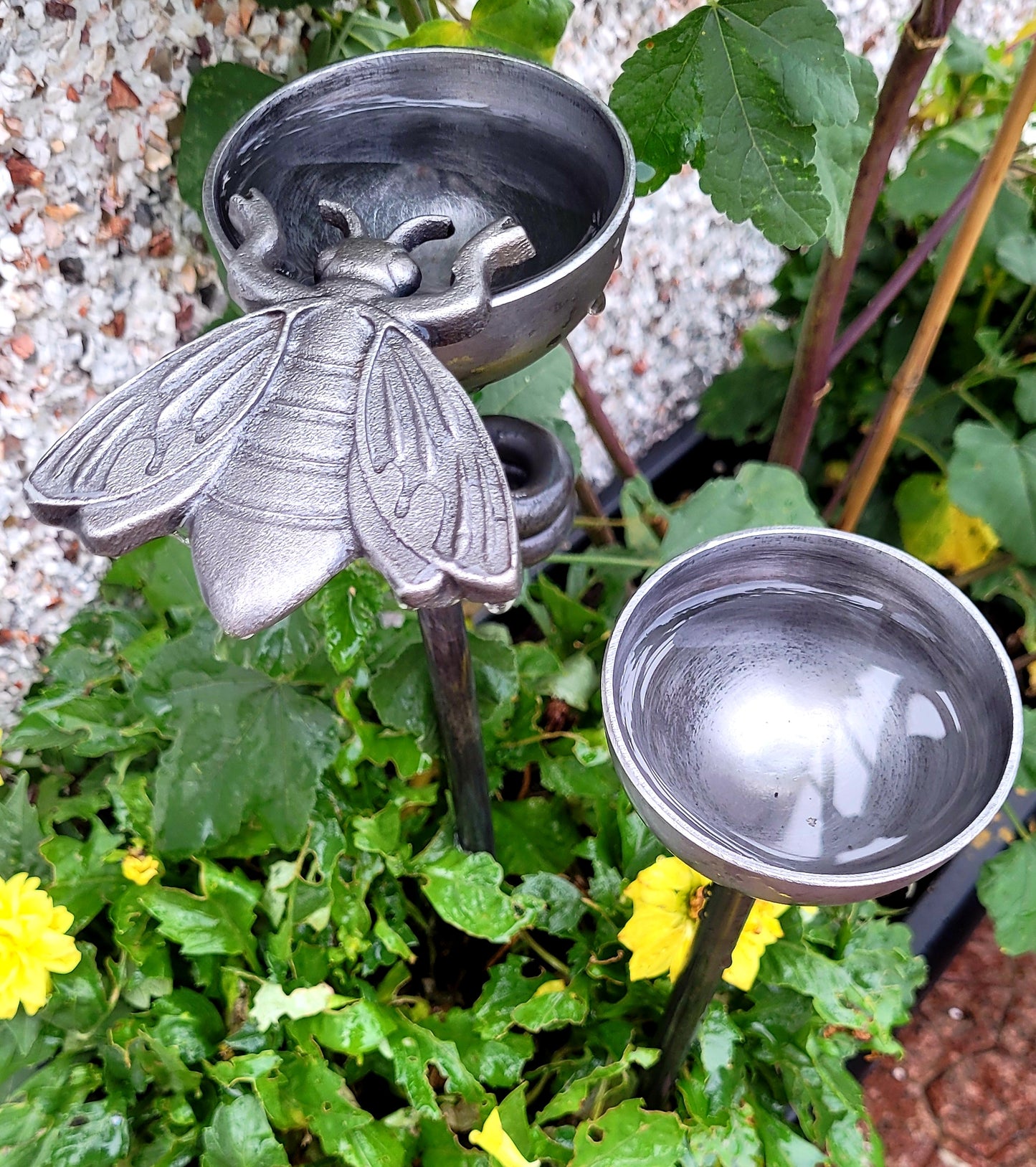 Rusty Bee Rain Catcher Set